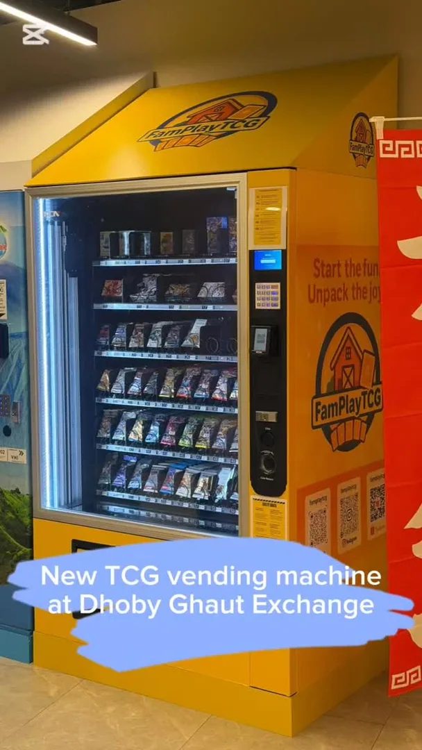 FamPlay vending machine at Dhoby Ghaut Exchange