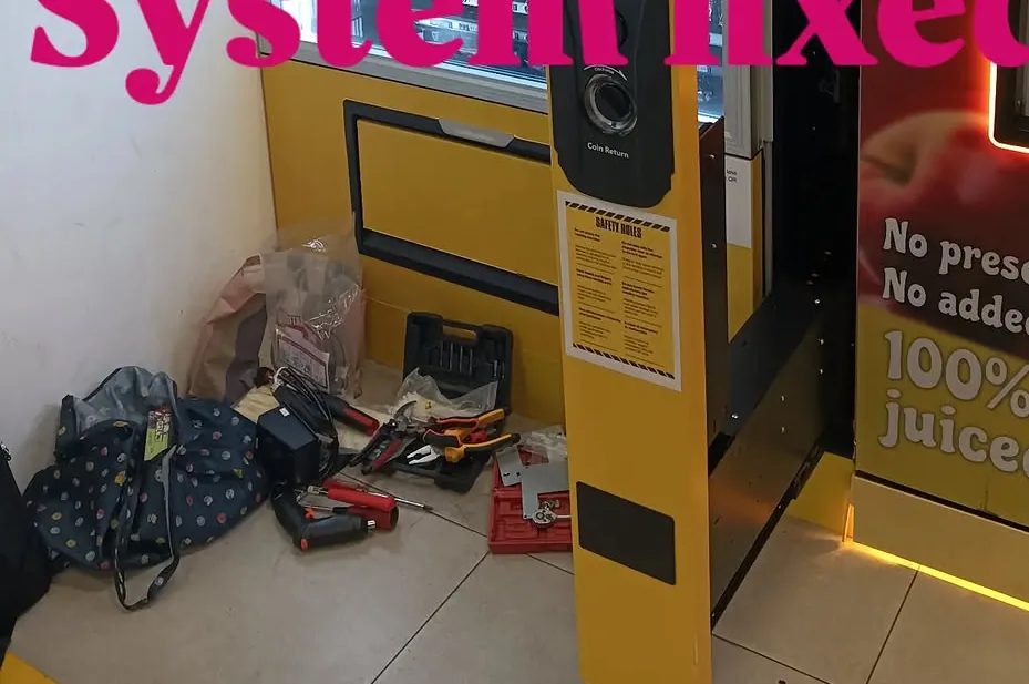 FamPlay vending machine at Kopitiam Square Sengkang