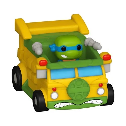 Funko Pop! | Bitty Pop | Ride | Ninja Turtles Leonardo and Turtle Van #05 | Mini figure | genuine