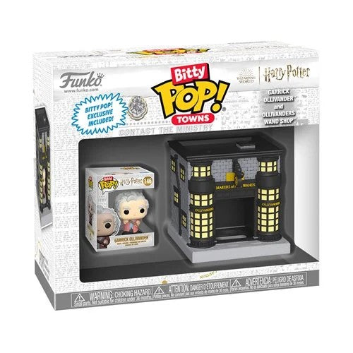 Funko Pop! | Bitty Pop | Town | Harry Potter | Garrick Ollivander and Wand Shop #146 | Mini figure | genuine