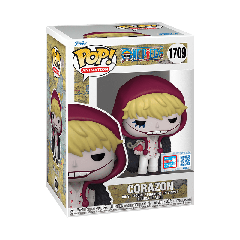 Funko Pop! Deluxe: One Piece #1740 - Buggy The Clown & One Piece #1709 - Corazon (Fall Convention 2024) (International Exclusive) Set