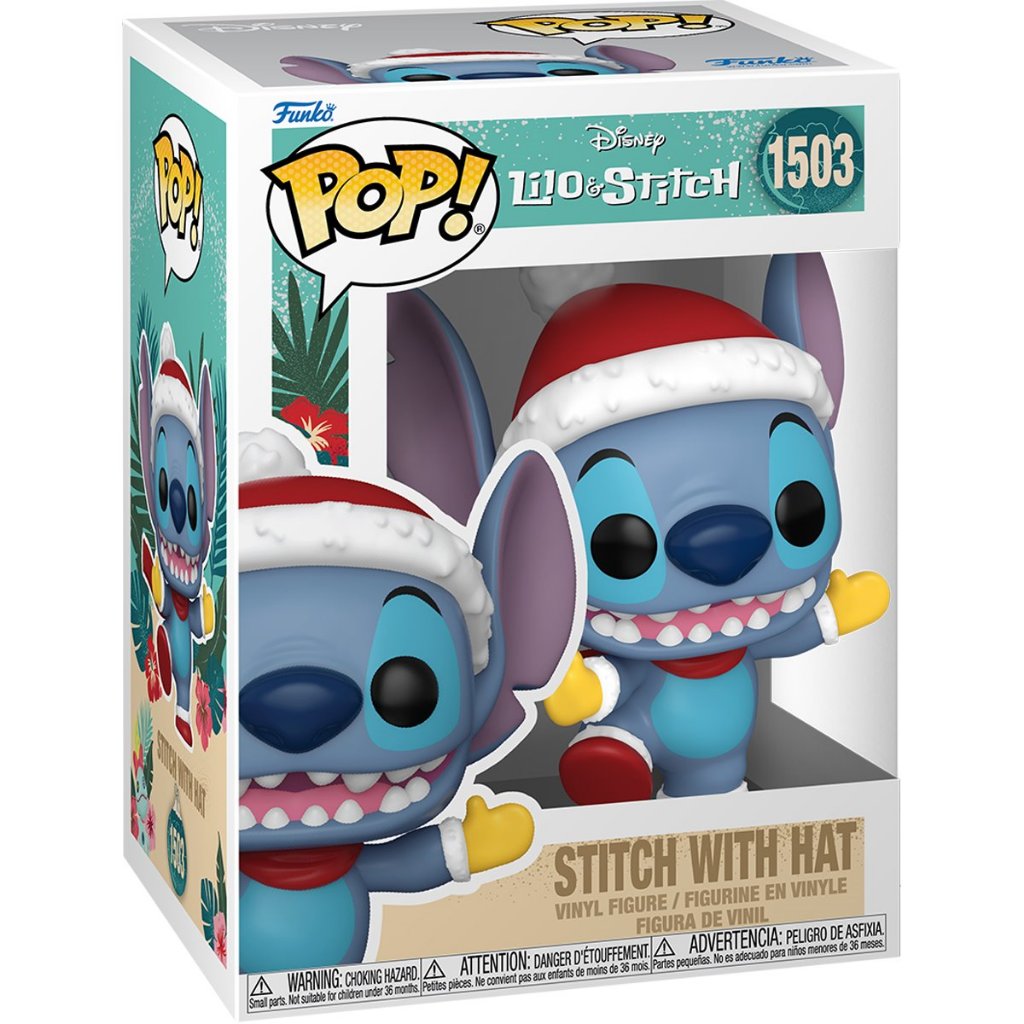 Disney | Lilo & Stitch | Holiday Stitch with Hat #1503 | Funko | Figure