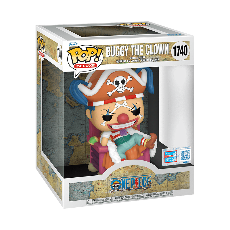 Funko Pop! Deluxe: One Piece #1740 - Buggy The Clown & One Piece #1709 - Corazon (Fall Convention 2024) (International Exclusive) Set