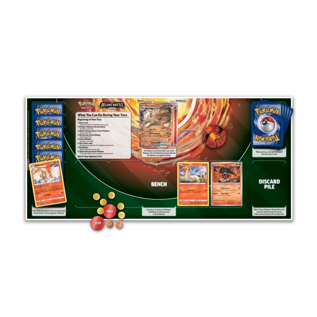 Pokemon Ninetales ex / Zapdos ex Deluxe Battle Deck