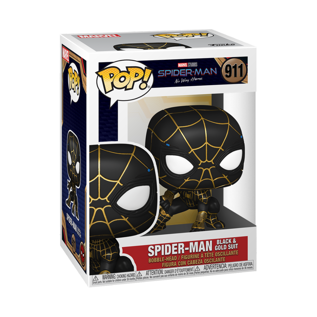 Funko Pop! Spider-Man Black & Gold Suit #911 No Way Home